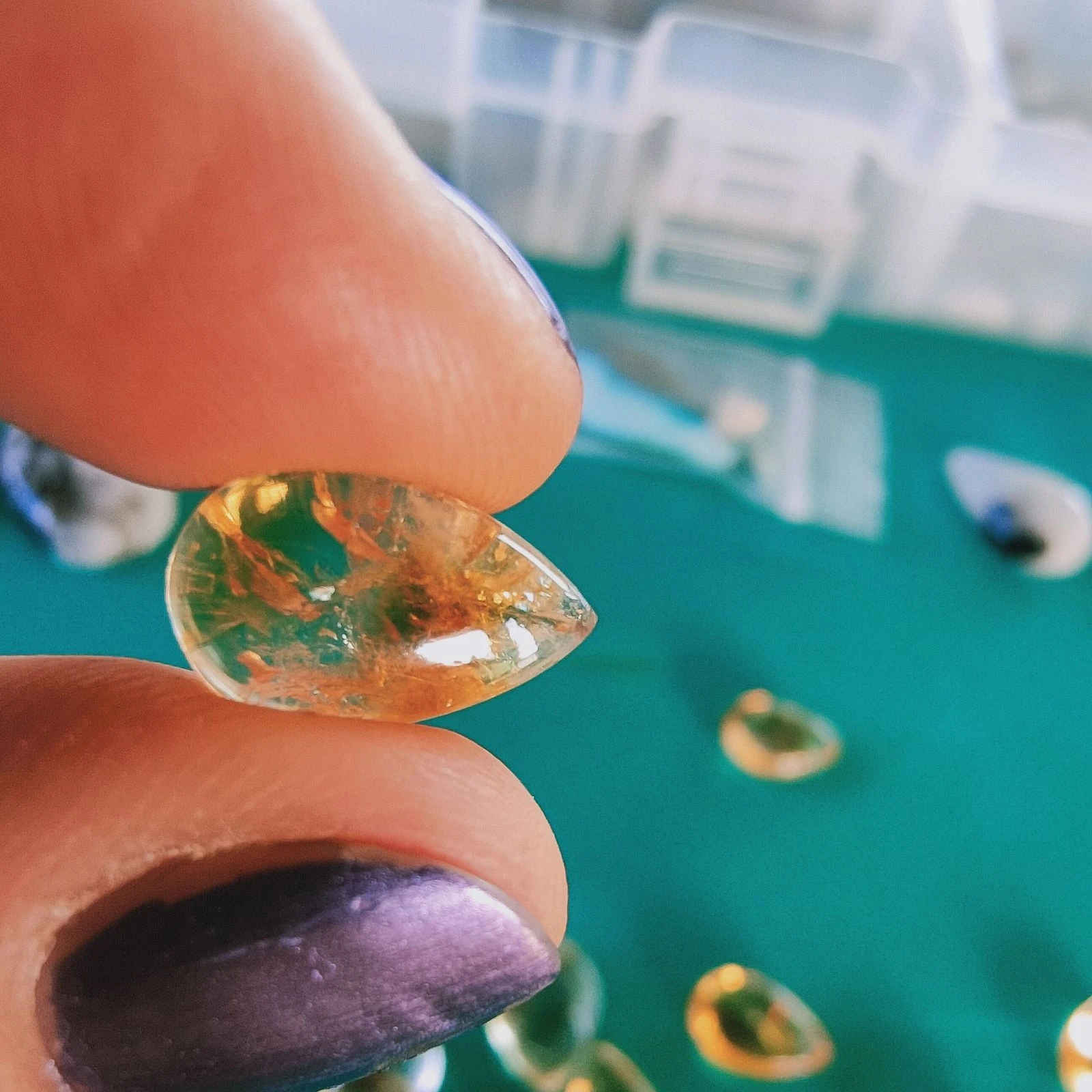 Goutte en Citrine trapiche – photo 5